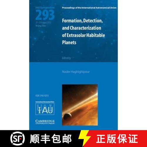 【3-4周达】精装 Formation, Detection, and Characterization of Extrasolar Habitable Planets (IAU S293)... [9781107033825]