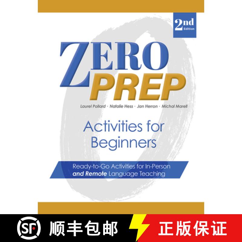 预订 Zero Prep Activities for Beginners: Ready-To-Go Activities for In-Person and Remote Language Tea... [9780866475822]