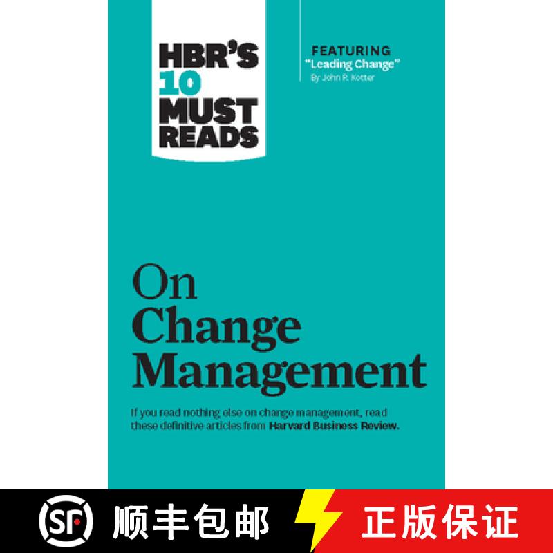 【3-4周达】HBR's 10 Must Reads on Change Management (including featured article Leading Change, by Jo... [9781633694514]