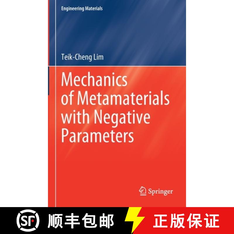 【3-4周达】Mechanics of Metamaterials with Negative Parameters [9789811564482]