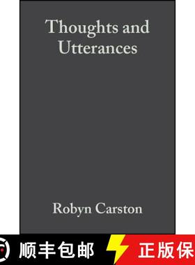 【3-4周达】Thoughts And Utterances [Wiley哲学] [9780631178910]