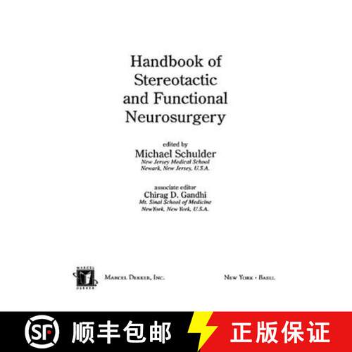 【3-4周达】精装 Handbook of Stereotactic and Functional Neurosurgery [9780824707200]