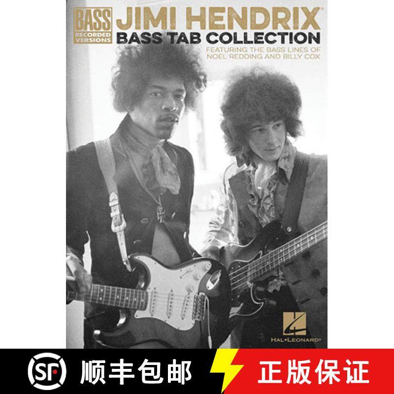 【3-4周达】Jimi Hendrix Bass Tab Collection: Featuring the Bass Lines of Noel Redding and Billy Cox [9781495064906]