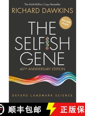 现货 自私的基因 The Selfish Gene 40周年纪念版 [9780198788607]