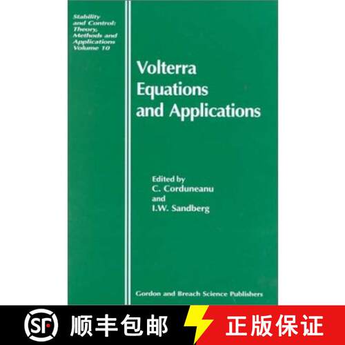 【3-4周达】精装 Volterra Equations and Applications [9789056991715]