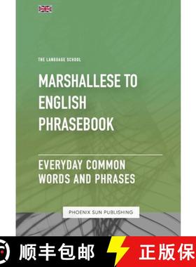 【3-4周达】Marshallese To English Phrasebook - Everyday Common Words And Phrases [9781447514503]