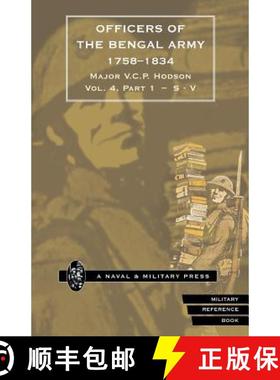 【3-4周达】HODSON - OFFICERS OF THE BENGAL ARMY 1758-1834 Volume Five [9781843423171]