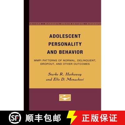 【3-4周达】Adolescent Personality and Behavior: MMPI Patterns of Normal, Delinquent, Dropout, and Oth... [9780816672431]