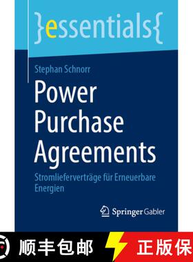 【3-4周达】Power Purchase Agreements: Stromlieferverträge Für Erneuerbare Energien [9783658379094]