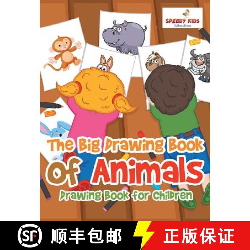 【3-4周达】The Big Drawing Book of Animals : Drawing Book for Children [9781541932623]
