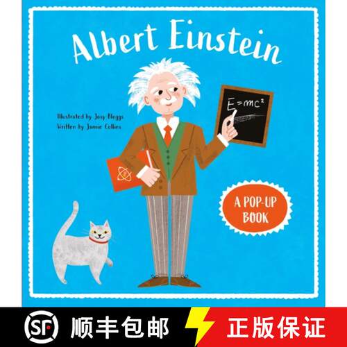 【3-4周达】精装 Albert Einstein A Pop-Up Book [9781916781160]
