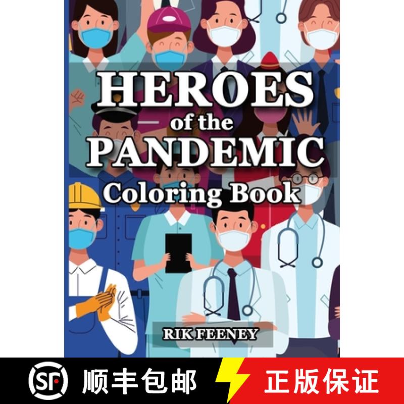 【3-4周达】Heroes of the Pandemic: Coloring Book [9781935683278]