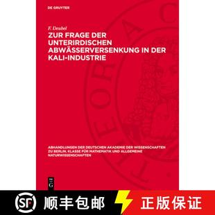 Frage 9783112734148 Industrie Kali Abwässerversenkung Unterirdischen Der Zur 预订