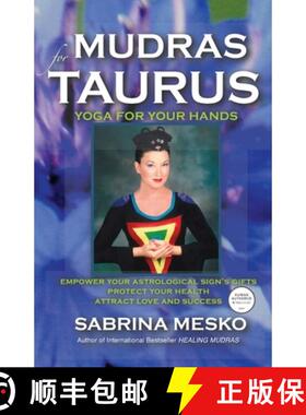 【3-4周达】Mudras for Taurus: Yoga for your Hands [9780615917610]