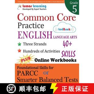 【3-4周达】Common Core Practice - 5th Grade English Language Arts: Workbooks to Prepare for the PARCC... [9781940484518]