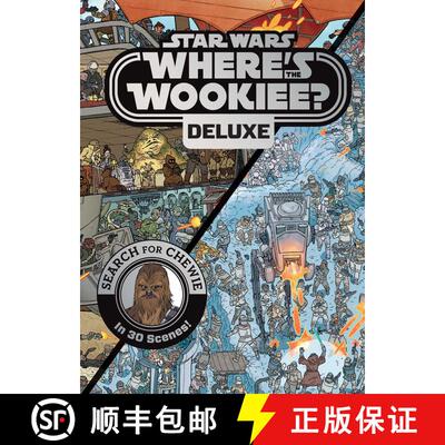 【3-4周达】Star Wars: Where's the Wookiee? Deluxe: Search for Chewie in 30 Scenes! [9780794443665]
