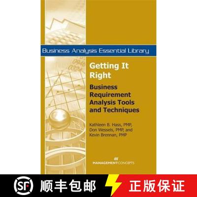 【3-4周达】Getting It Right: Business Requirement Analysis Tools and Techniques [9781567262117]