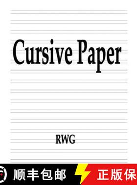 【3-4周达】Cursive Paper: 200 Pages 8.5 X 11 [9781684119110]
