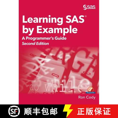 【3-4周达】精装 Learning SAS by Example: A Programmer's Guide, Second Edition [9781635268935]