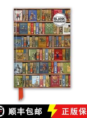 【3-4周达】博德利图书馆空白日志本 Bodleian Librairies: High Jinks Bookshelves (Foiled Slimline Journal) [9781787558472]