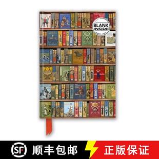 Jinks Librairies Bookshelves Journal 博德利图书馆空白日志本 Slimline 4周达 9781787558472 Bodleian Foiled High
