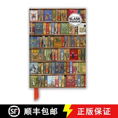 现货 博德利图书馆空白日志本 Bodleian Librairies: High Jinks Bookshelves (Foiled Slimline Journal) [9781787558472]