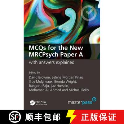 【3-4周达】MCQs for the New MRCPsych Paper A with Answers Explained: with answers explained [9781846190094]