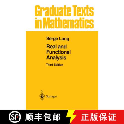 【3-4周达】精装 Real and Functional Analysis (Third Edition 1993) [9780387940014]