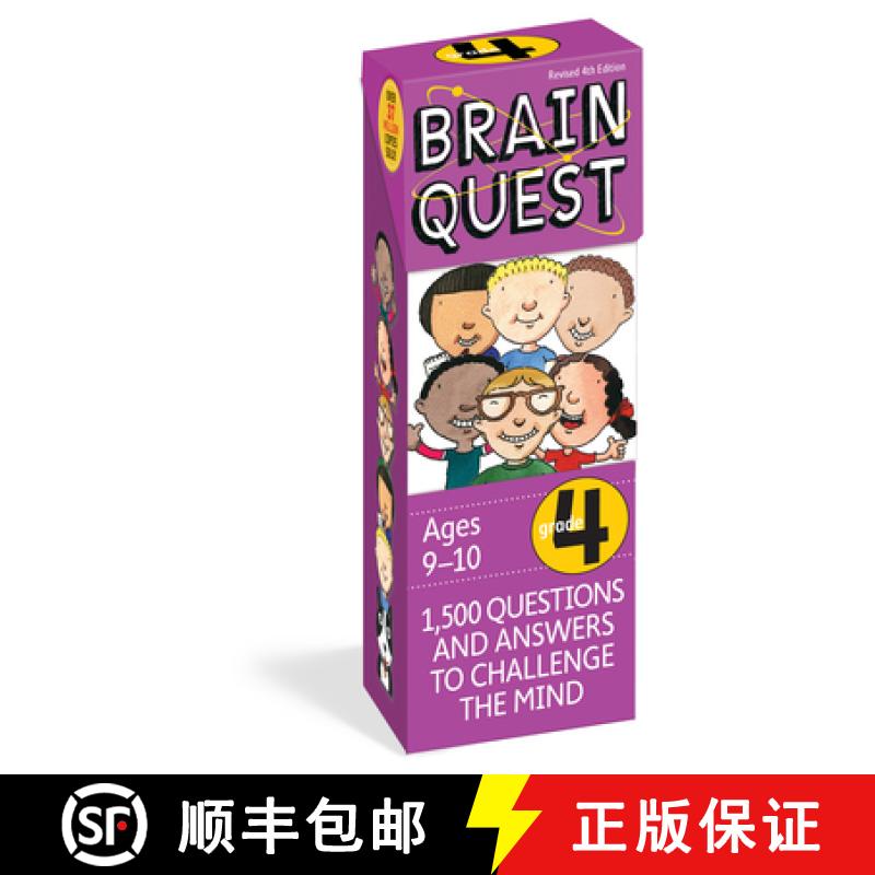预订 Brain Quest 4th Grade Q&A Cards: 1,500 Questions and Answers to Challenge the Mind. Curriculum-B... [9780761166542]