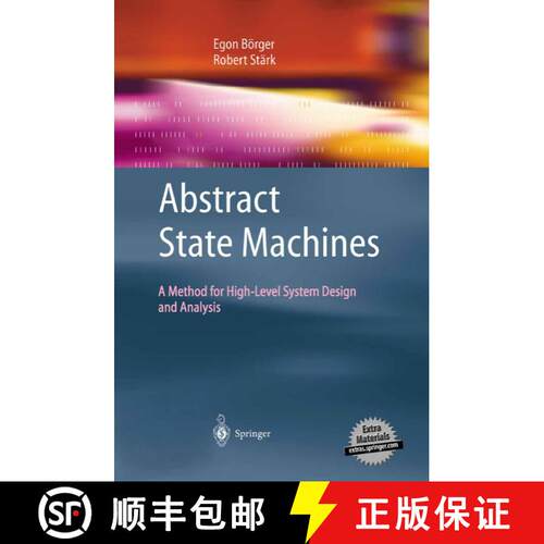 【3-4周达】精装 Abstract State Machines : A Method for High-Level System Design and Analysis [9783540007029]