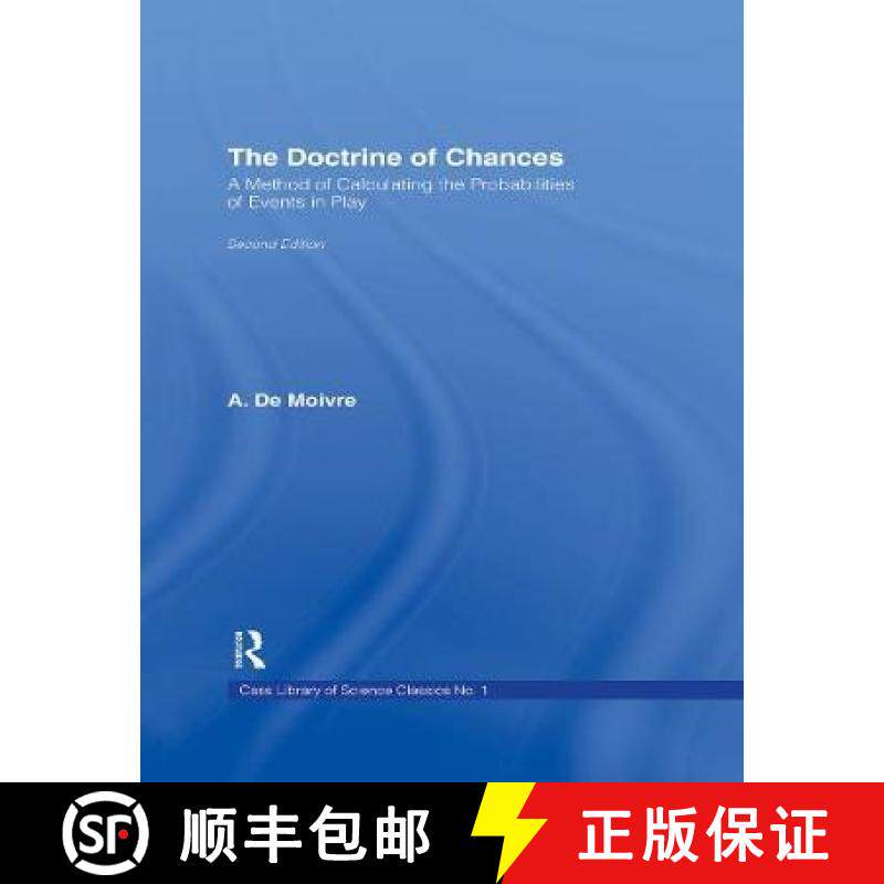 【3-4周达】The Doctrine of Chances: A Method of Calculating the Probabilities of Events in Play [9781138967892]
