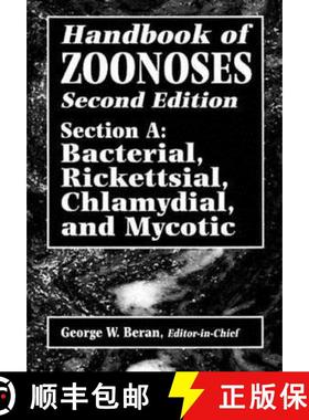 【3-4周达】Handbook of Zoonoses, Second Edition, Section A : Bacterial, Rickettsial, Chlamydial, and ... [9780849332050]