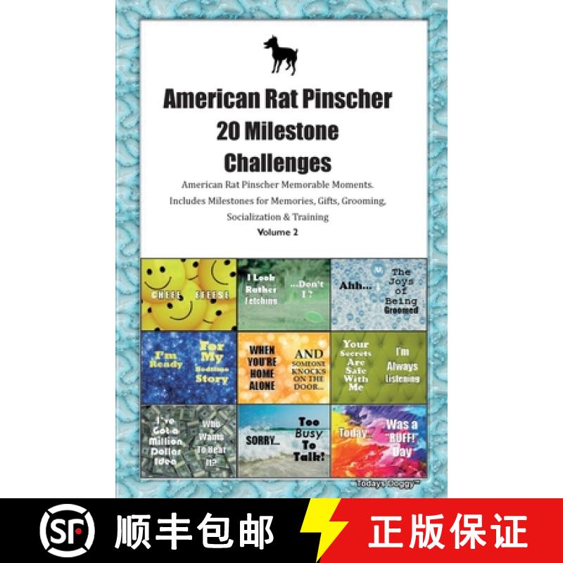 【3-4周达】American Rat Pinscher 20 Milestone Challenges American Rat Pinscher Memorable Moments. Inc... [9781395864040]