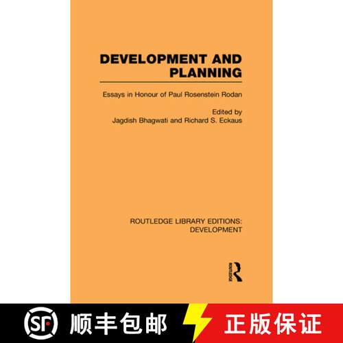 【3-4周达】精装 Development and Planning: Essays in Honour of Paul Rosenstein-Rodan [9780415596121]
