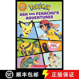 【3-4周达】Ash and Pikachu's Adventures (Pokémon) (Media Tie-In) [9781338871418]