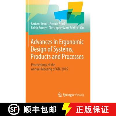 【3-4周达】Advances in Ergonomic Design of Systems, Products and Processes : Proceedings of the Annua... [9783662486597]