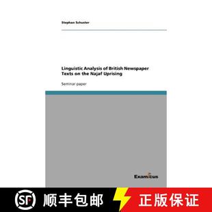 Linguistic 9783656993650 Uprising Texts 3周达 Analysis Najaf British the Newspaper