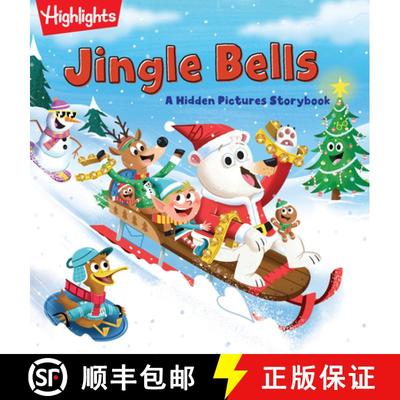 【3-4周达】Jingle Bells: Fun Christmas Holiday Read Aloud Book with Hidden Object Puzzles and Jokes f... [9781639621927]