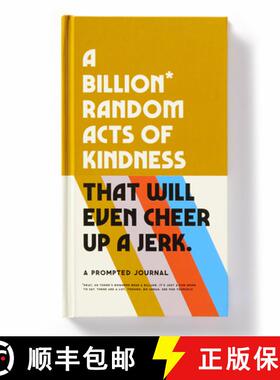 【3-4周达】A Billion Random Acts of Kindness Prompted Journal [9780735373488]