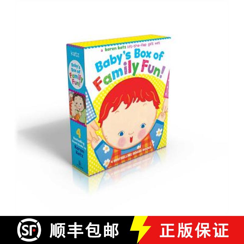 【3-4周达】Baby's Box of Family Fun! (Boxed Set): A 4-Book Lift-The-Flap Gift Set: Where Is Baby's Mo... [9781416927952]