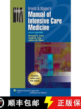 【3-4周达】Irwin & Rippe's Manual of Intensive Care Medicine [9781451185003]