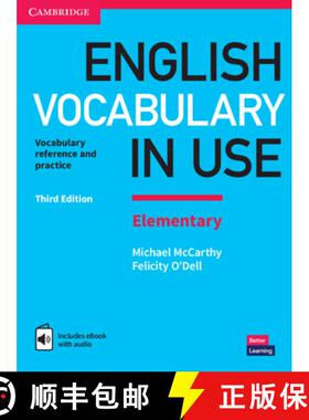 剑桥英语词汇初级 English Vocabulary in Use Elementary Book with Answers and Enhanced eBook: Vocabular... [9781316631522]