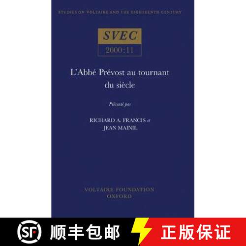 【3-4周达】L'Abbe Prevost au tournant du siecle [9780729407335]