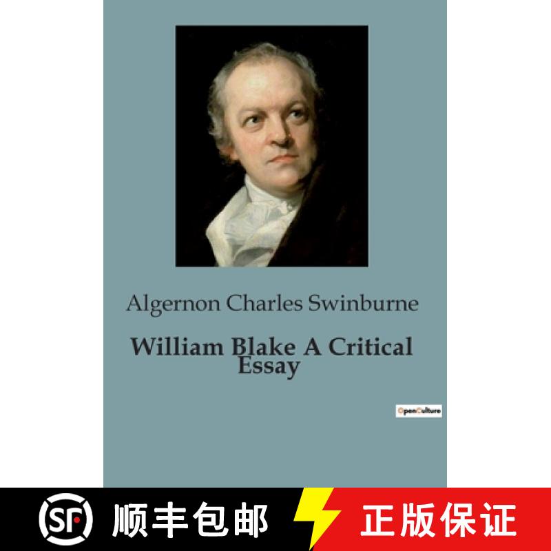 【3-4周达】William Blake A Critical Essay [9791041825196]