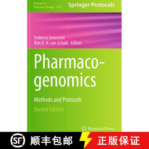 【3-4周达】Pharmacogenomics : Methods and Protocols (Softcover reprint of the original 2nd ed. 2013) [9781493959358]