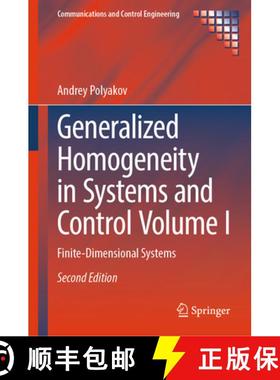 【3-4周达】Generalized Homogeneity in Systems and Control Volume I : Finite-Dimensional Systems [9783031762451]