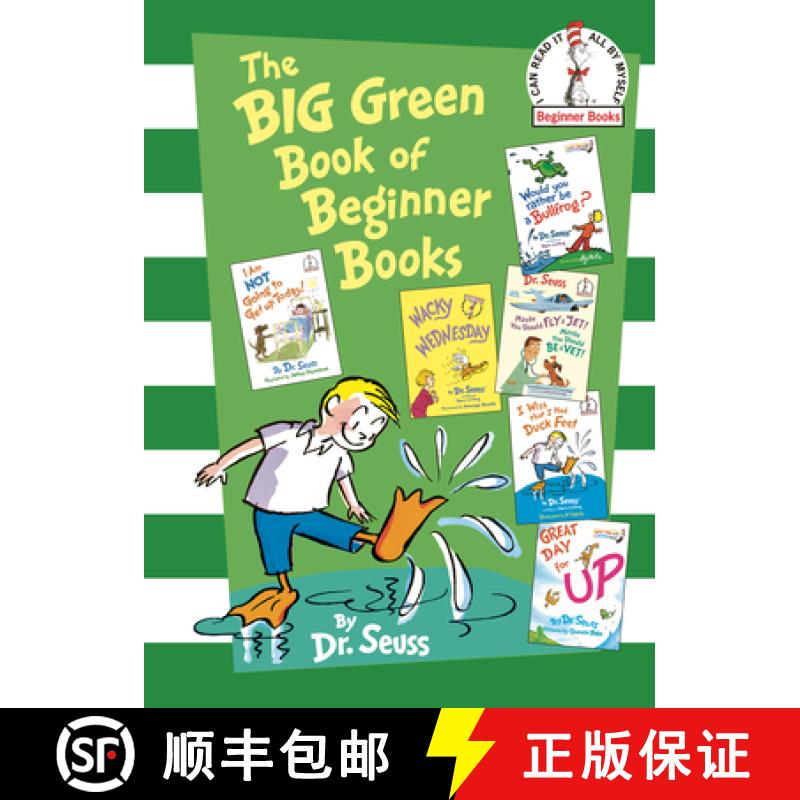 【3-4周达】苏斯博士 Dr. Seuss The Big Green Book 英文原版绘本精装 [9780375858079]