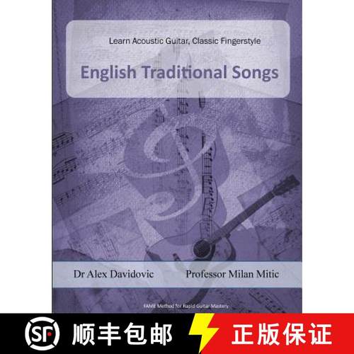 预订 Learn Acoustic Guitar, Classic Fingerstyle: Traditional English Songs [9781502471109]