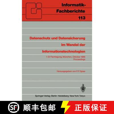【3-4周达】Datenschutz und Datensicherung im Wandel der Informationstechnologien : 1.GI-Fachtagung M... [9783540160366]