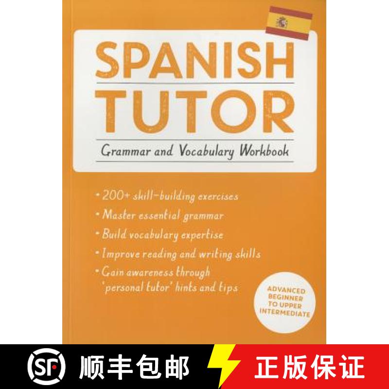 【3-4周达】Spanish Tutor: Grammar and Vocabulary Workbook (Learn Spanish with Teach Yourself): Advanc... [9781473602373]